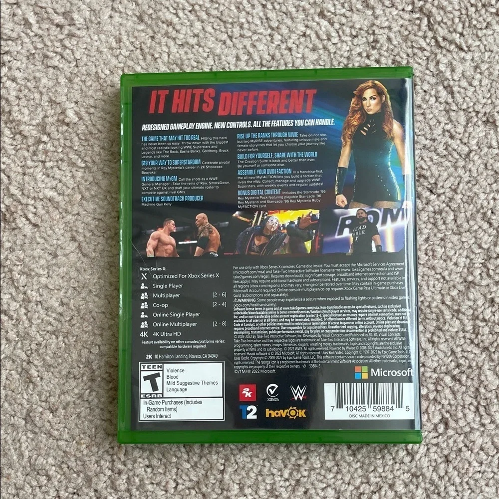 WWE 2K22 for Xbox